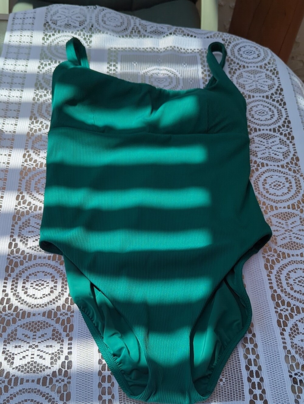 Classic Emerald Green One-Piece Swimsuit